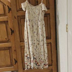 Off the shoulder floral dress